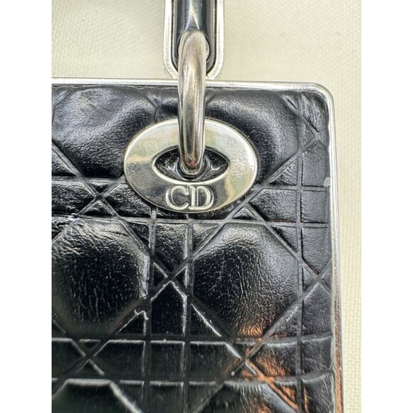 Dior Cosmetics Lady Dior Bag Charm Key Ring /Touch Up For Face Lip Gently used - Picture 3 of 9